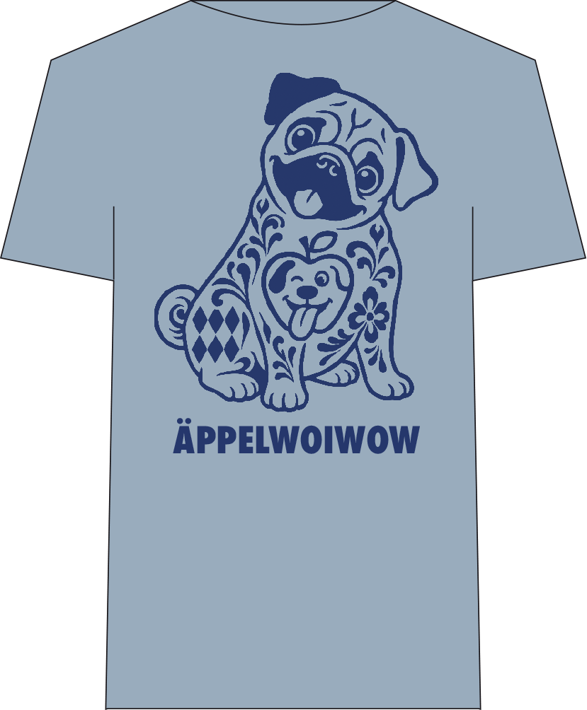 Happiyes Äppelwoiwow Shirt ÄW1