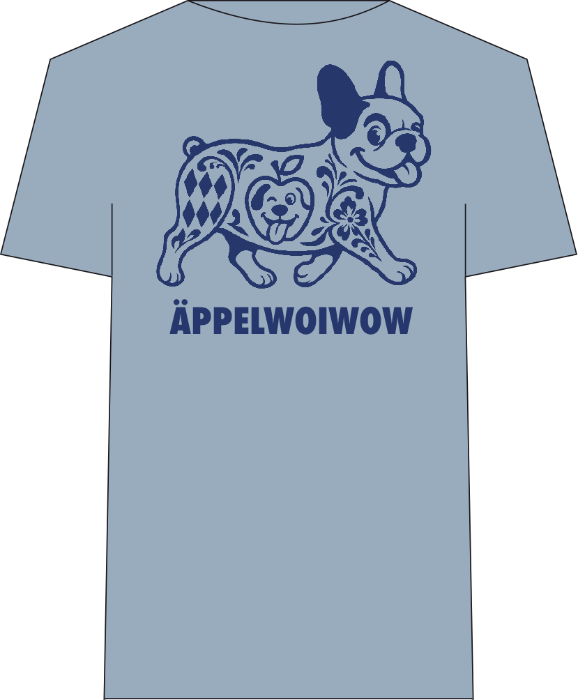 Happiyes Äppelwoiwow Shirt ÄW7